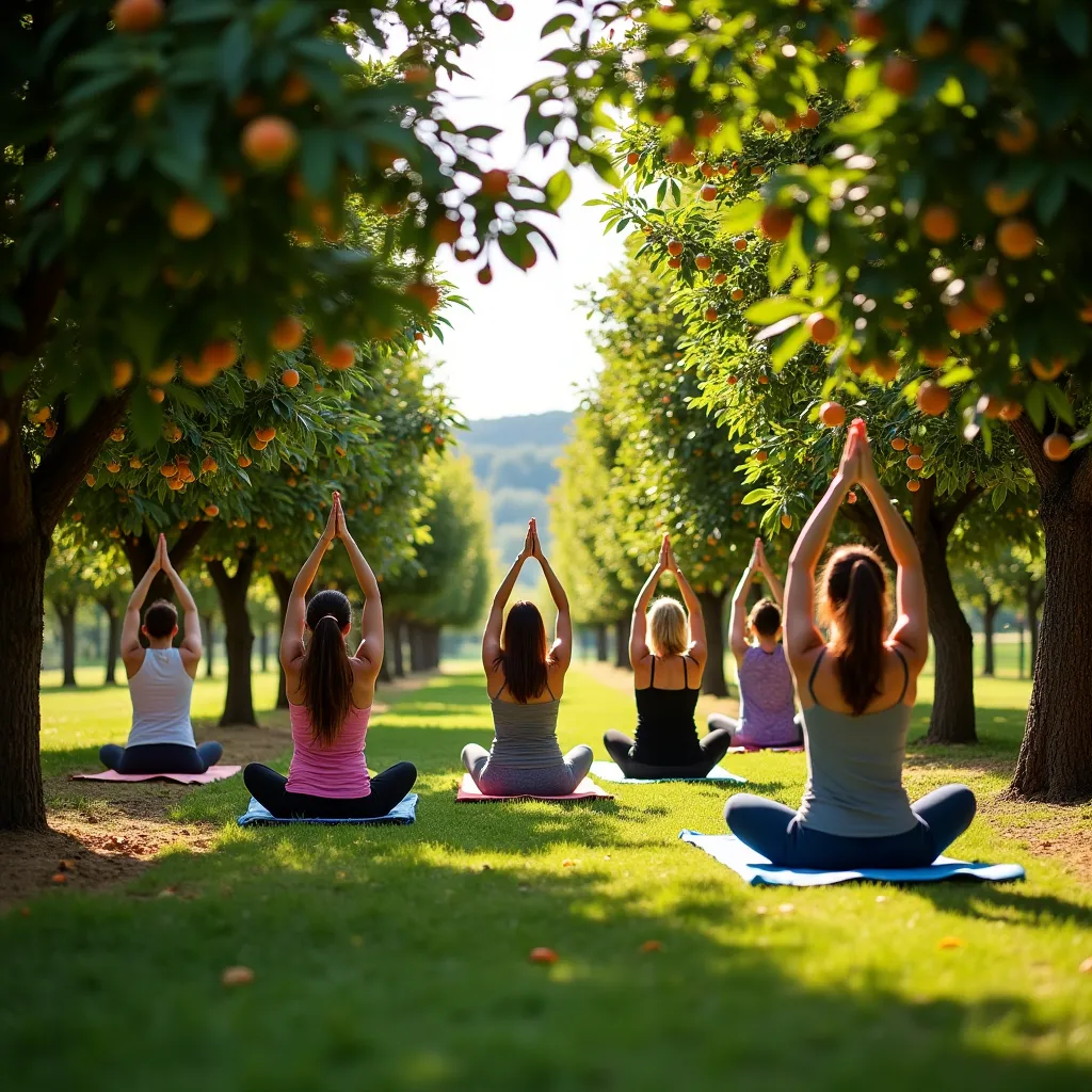 Yoga studio interior